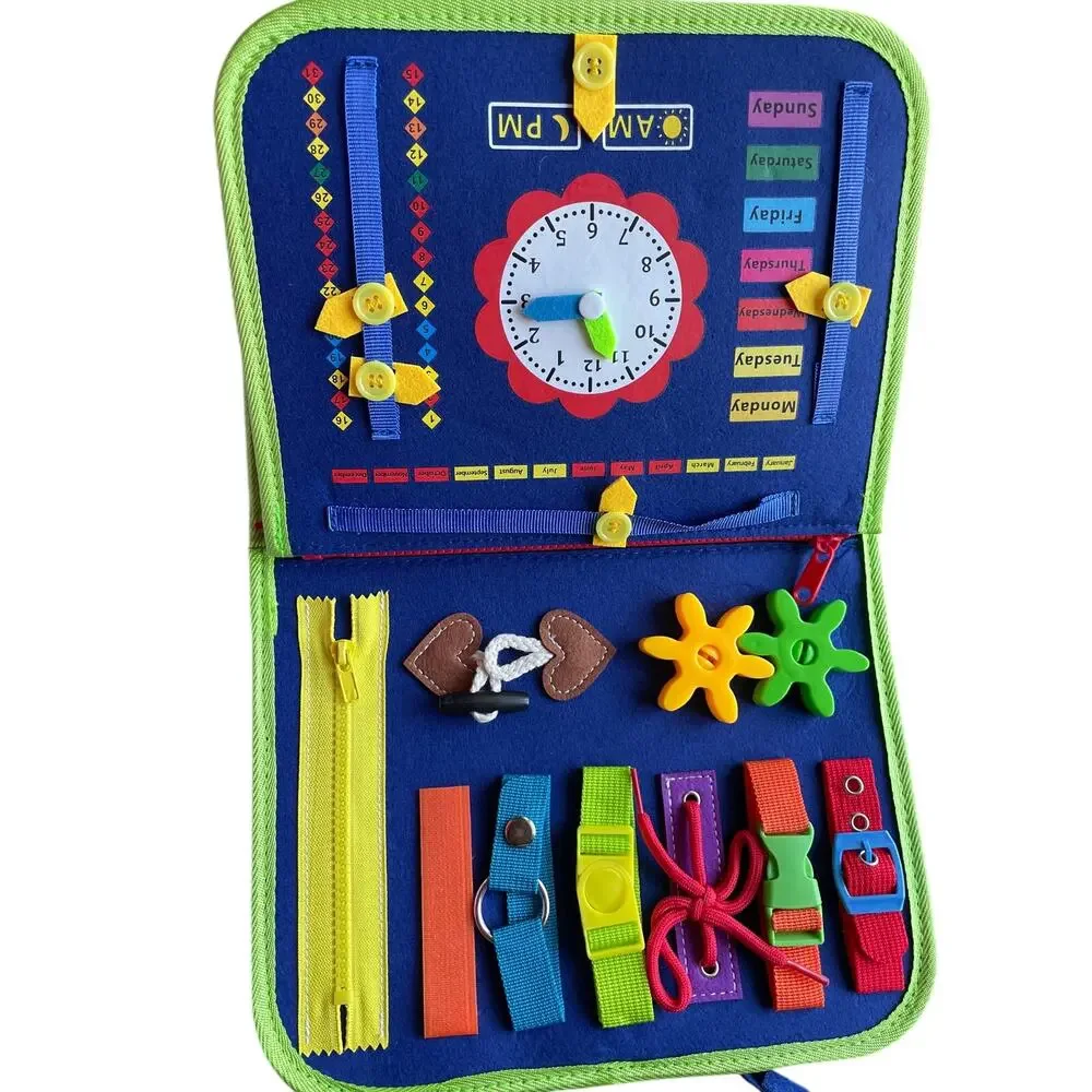 Winblo Toddler Busy Board educational sensory learning… Montessori